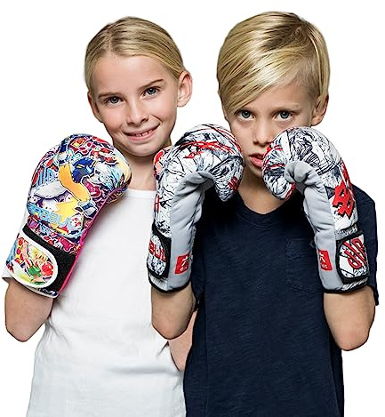 Sanabul Sticker Bomb Kids Boxing Gloves Children & Youth Boxing MMA and Kickboxing Gloves - Manga Action, 8 OZ