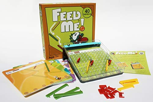 Gen42 Games Feed Me! Gravity logic game, 40 Levels, Challenging Puzzle Game, Marble Run Puzzle.