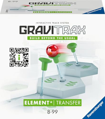 Ravensburger GraviTrax Element Transfer 22422 - GraviTrax Erweiterung für Deine Kugelbahn - Murmelbahn und Konstruktionsspielzeug ab 8 Jahren, GraviTrax Zubehör kombinierbar mit Allen Produkten