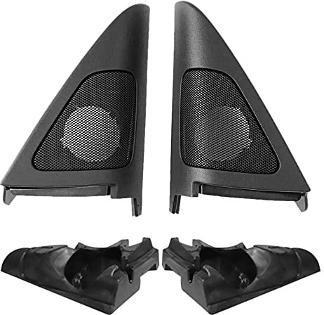 Lodokdre Juego de altavoces para puerta delantera de coche, cubierta de audio, cuerno de tonos altos, cubierta de espuma para 3 unidades E92 E93 2006-2013