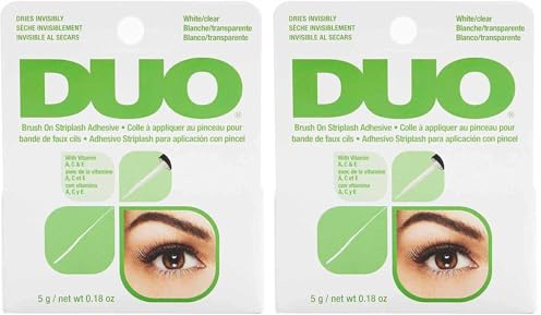 Duo Brush On Striplash Adhesive -White (5g) (Pack of 2)