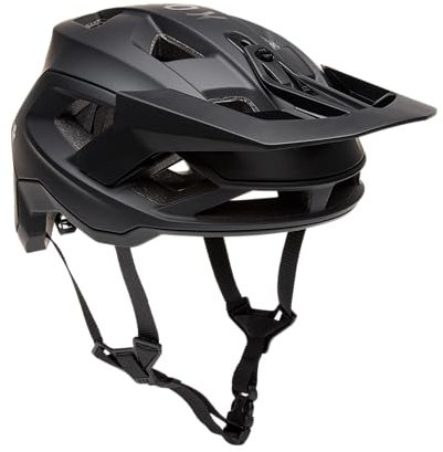 Fox Racing Speedframe Helmet Solid - Unisex - Fahrrad Helm, hervorragender Schutz, optimale Belüftung, Perfekter Sitz,Black,L