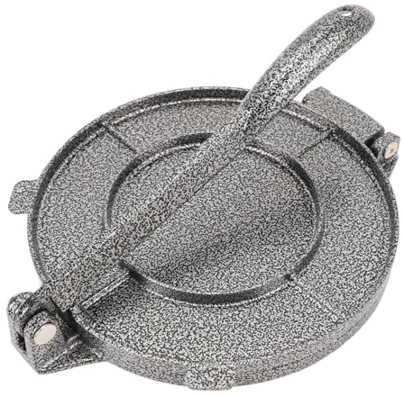 Pressa per tortilla Pressa per taco Macchina per focacce 6,3 pollici in lega di alluminio Pressa per impasti artigianale Adatta per colazione Tortillas Tacos Focacce Pancake