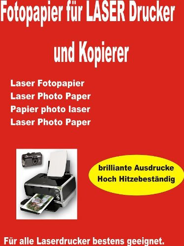 Print4Life P4L – 100 Blatt DIN A4 250g/m² SUPER hochglänzendes Fotopapier (Super High Glossy) für Laserdrucker/Kopierer