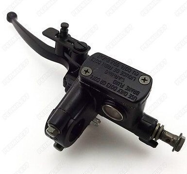 Carkio Bremshebel für hydraulischen Hauptbremszylinder, links, 50 70 90 110 12CC ATV, für Quad, Pit-Bike