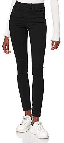 VERO MODA Womens Black Jeans Stretch