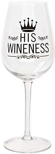 Maturi 'His Wineness' Wine Glass, 420ml, Gift Boxed