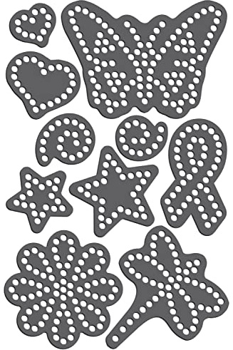 Magnetic Rhinestone Template Set - Variety