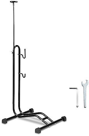 Yakimz Fahrradständer Boden, 20 bis 29 Zoll, Fahrradhalter Aufstellständer, Bodenständer für Vorderrad oder Hinterrad, Shopständer für Fahrräder, Garage Radständer