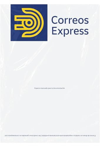 Bolsas Medianas de Envío Correos Express | Sobres Plásticos Autoadhesivos y Opacos | Resistentes, Impermeables y Seguros para Enviar Ropa, Calzado, Regalos y Paquetería