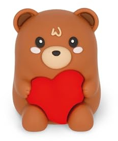 Legami – Leuchtender Spitzer mit Behälter Sharpening Is Magic, Motiv Teddy Bear, Leuchtet Beim Klopfen Auf