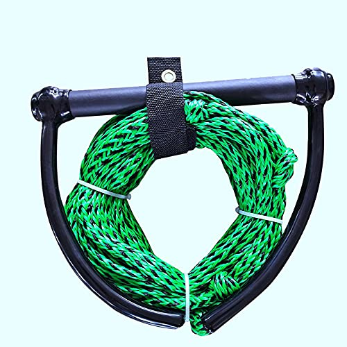 HuddleGlow Cuerda de Esquí AcuáTico 23 Metro Cuerda Esquí con Agarre Estilo Tabla de Esquí AcuáTico LíNea Remolque para Surf Cable Correa para Surf Tabla de Esquí AcuáTico Tabla de Rodilla