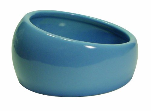 Living World Ergonomic Food Dish, for Small Animals, Blue, Small, 4.22oz, 61682A1