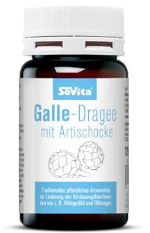 sovita Galle-Dragee mit Artischocke | Traditionelles pflanzliches Arzneimittel zur Linderung von Verdauungsbeschwerden | 120 Dragees
