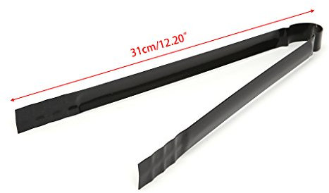 LyGuy - Pinzas de carbón Vegetal, Pinzas de carbón Vegetal, Mango de Metal, Clip para Barbacoa, Exterior, Camping, Utensilios de Cocina