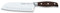 3 Claveles Nørden - Cuchillo Forjado Santoku 17.5 cm. 7 acero inox. mango madera roble