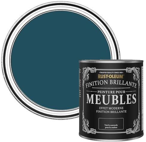 Rust-Oleum Blue Furniture & Skirting Board Paint in Gloss Finish - Commodore Blue 750ML