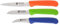 GRÄWE Set di 3 coltelli da frutta e verdura, piccoli coltelli da cucina, in acciaio inox, colorati, super affilati