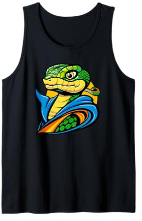 Super Snake - Schlange trägt einen Umhang - Superheldenschlange Tank Top