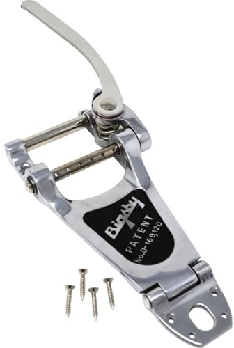 Bigsby B7 Vibrato Saitenhalter für Gitarren, poliertes Aluminium