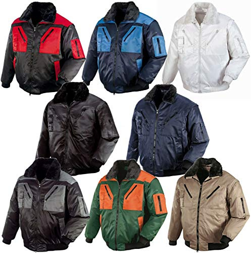 teXXor Piloten Oslo Arbeitsjacke mit abnehmbaren Ärmeln, XL, grau, 4170