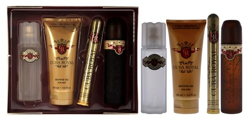 Cuba Paris Collection Royal Edt Set 100 Ml + Edt 35 Ml + A/S 100 Ml + S/G 200 Ml Cura della persona e salute
