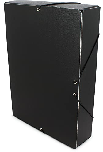 Grafoplás Caja Proyecto Armada L 70 mm Gomas, Negro