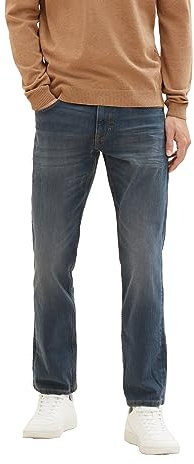 TOM TAILOR Herren Marvin Straight Jeans, 10281 - Mid Stone Wash Denim, 38/34