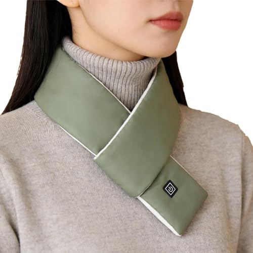 WJnflQN Tappetino Riscaldante per Collo | Scaldacollo Elettrico Riscaldato con Alimentazione USB - Sciarpa Morbida Invernale con Piastra Riscaldata - per Uomini e Donne per Corsa Ufficio Interno