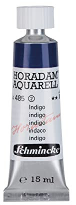 Schmincke – HORADAM® AQUARELL - feinste Künstler-Aquarellfarben, Indigo - 15 ml