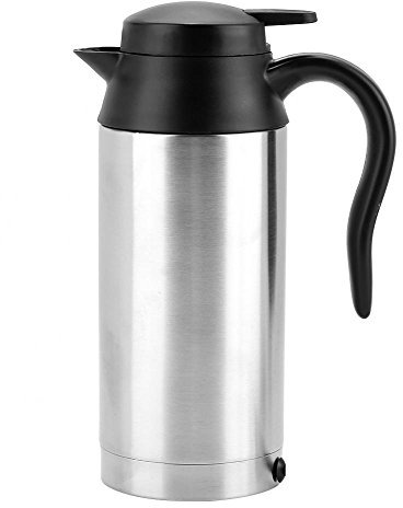 Portable 750ml Car Kettle, Bewinner 24V Travel Truck Kettle for Self-driving Tour to Heat and Boil Tea/Coffee with 304 Stainless Steel Kettle Body and Inner Heating Tube