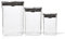 OXO 3 Piece Food Storage POP Glass Container Set - 0.6, 1.5, and 3.3 Quart