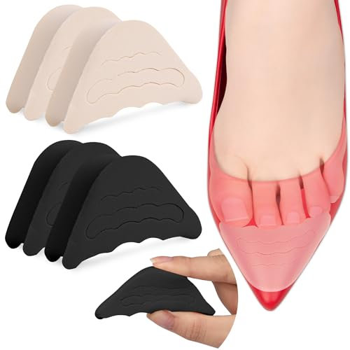 SULPO - Lot de 2 paires Coussinets pour Chaussures - Rembourrage de Chaussure Faire de Grandes Chaussures Fit -coussinets en éponge EVA - protège-orteils