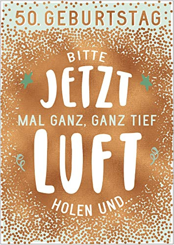bentino 50. Geburtstagskarte mit MUSIK und leuchtenden KERZEN zum AUSPUSTEN , Spielt den Song Celebration, DIN A5 Set mit Umschlag , Original Grußkarte von bentino