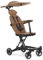Evolur Cruise Rider Kinderwagen mit Baldachin, leichter Regenschirm-Kinderwagen mit kompakter Faltung, leicht zu transportierender Reise-Kinderwagen - Cognac