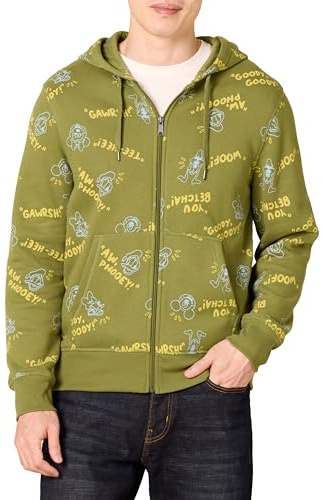 Amazon Essentials Disney | Marvel | Star Wars Sudaderas de Forro Polar con Capucha y Cremallera (Disponible en Talla Grandes y Largos Especiales) Hombre, Mickey Y Sus Amigos, M
