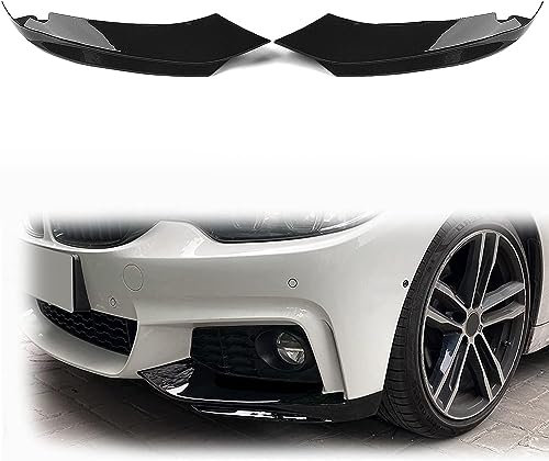 AMAIR Auto Frontlippe Frontspoiler für BMW Série 4 F32 F33 F36 M-Tech 430i 435i,Frontlippe Spoiler Protector Car Styling Karosserie-Anbauteile