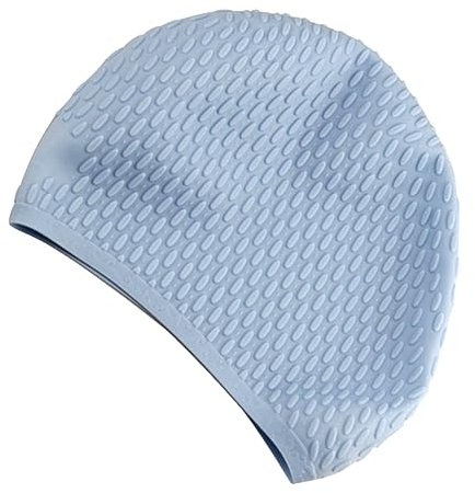 BESPORTBLE Schwimmhaube Für Damen Aus wasserdichte Badekappe Für Lange Haare Ohrenschutz Für Schwimmerinnen Zufälligen Blautönen Ideal Für Pool Und Schwimmsport