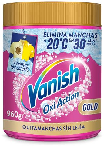 Vanish Oxi Action Quitamanchas y Blanqueador Polvo para Ropa de Color - 960 gr