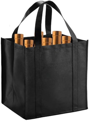 ReaJoys Flaschentasche 6 Flaschen Tasche Getränketasche Flaschenkorb Flaschenträger 6 Flaschen Tragekorb Bottlebag 31 X 25 X 18cm