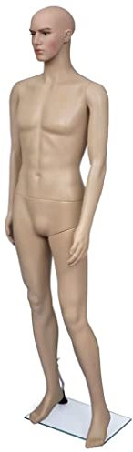 vidaXL Mannequin de Vitrine Homme Support de Verre Magasin Couture Présentoir