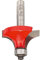 Bosch 1x Abrundfräser Expert for Wood (Radius 12.7 mm, Arbeitslänge 19 mm, Professional Zubehör Fräsen)