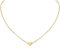 ChicSilver Catenina Argento 925 Donna in Oro Bianco, Collana Donna Oro con Cuore Lunga 41+5cm, Collana Sottilissima Punto Luce Ragazza Amicizia Idee Regalo per Compleanno Anniversario