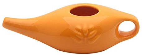 Tanling 250 ML en céramique Nety Pot Kit de Lavage de Nez laveuse nasale Pot de Lavage de Nez rhume des foins rhinite Allergique Pot de Bec Confortable