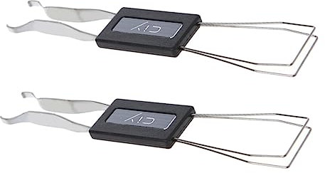 KONTONTY 2stücke Tastenkappenabzieher Für Mechanische Tastaturen Keycap Puller Werkzeug Zum Entfernen Von Tasten Tastenentferner Für Tastaturreinigung