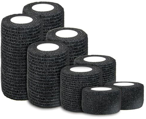 WANAVO 8 Roll selbstklebender verband，selbsthaftende bandage für hund,，Elastische Binde Haftbandage ，fixierverband Pet Vet Wrap，Verband für Handgelenk Knöchel