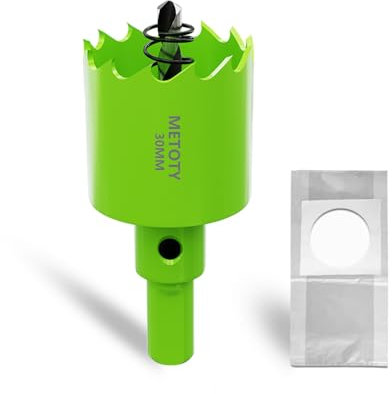 METOTY Bi-Metall-Lochsäge 30mm，für Hart und Weichholz, furniertes Holz