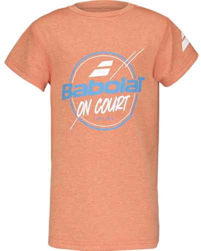 Babolat, Maglietta Grafica da Ragazzo, Modello Esercizio, Maglietta a Maniche Corte, Scollo Rotondo, 100% Cotone, Ideale per Lo Sport e Il Tempo Libero, Comfort ottimale