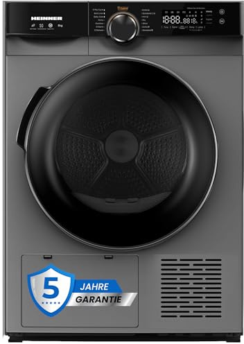 Heinner HHPD-M8K3SA++ 8 KG Wärmepumpentrockner - Energieklasse D, LED-Display, Sensor Dry, 15 Programme, Weiß, 5 Jahre Garantie