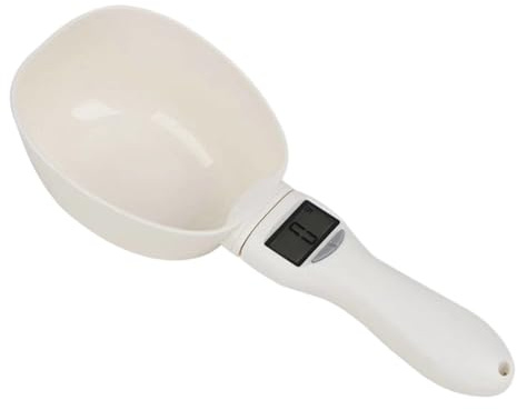 Jukeoiu Cuchara medidora electrónica, 800 g/0,1 g, cuchara de báscula de alta precisión para pesar con pantalla LED, taza de precisión herramienta de cocina con mango desmontable para cocinar café